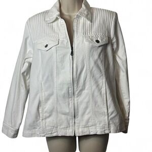 Denim Zip Up Jacket‎